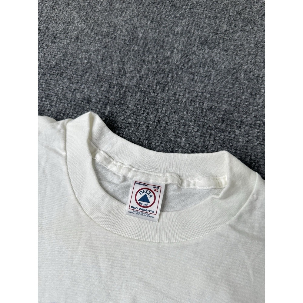 Mens T Shirt Coors Beer Logo Graphic White 1997 Bottle Cap, Size XL - Picture 4 of 7